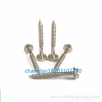 Stainless Steel 304 hex head Wood Screw